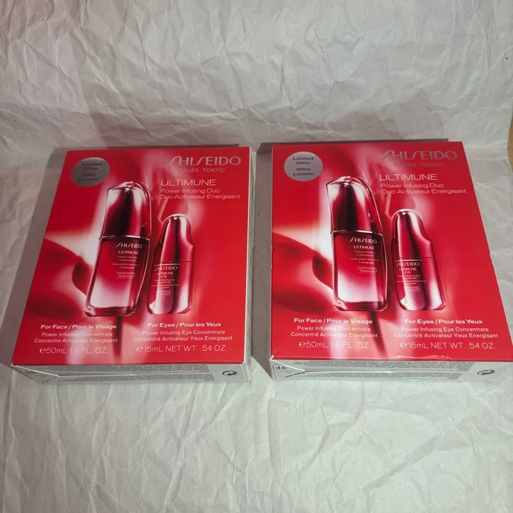 2 x Shiseido ultimune power infusing duo